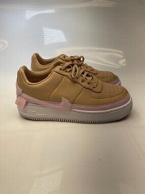Nike Womens Air Force 1 Jester XX Platform 'Bio Beige Pink' Sneaker sz 11